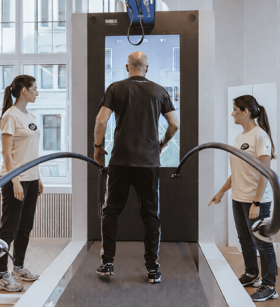 Entrenamiento de la marcha con estímulos visuales en el C-Mill